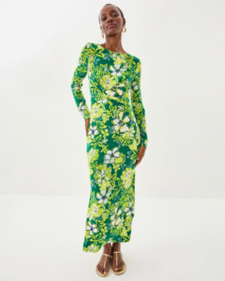 Lilly Pulitzer Alessani Maxi Dress In Green