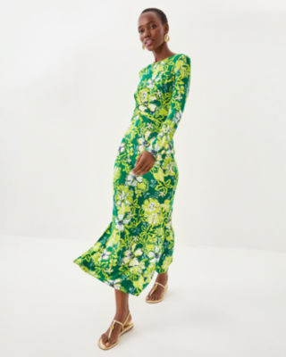 Lilly Pulitzer Alessani Maxi Dress In Green