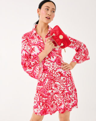 Delany Shirtdress, Coconut Spicy Socialite, large image 1