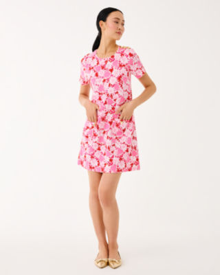 Mattison Shift Dress, Coconut Dear Heart, large image 5