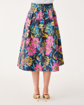 Lilly Pulitzer Elyce Midi Skirt In Multi