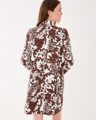 Gabi Dress, Beachcomber Brown Spicy Socialite, large image 1