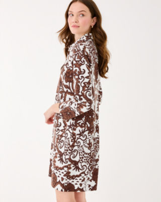 Gabi Dress, Beachcomber Brown Spicy Socialite, large image 3
