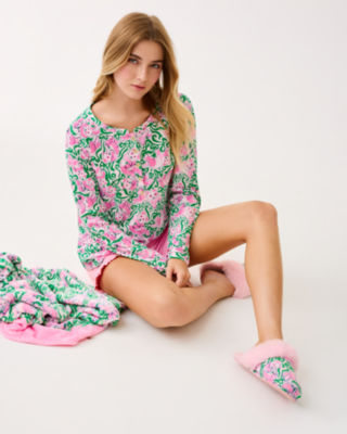 Lilly Pulitzer Alexandar Pajama Top In Multi