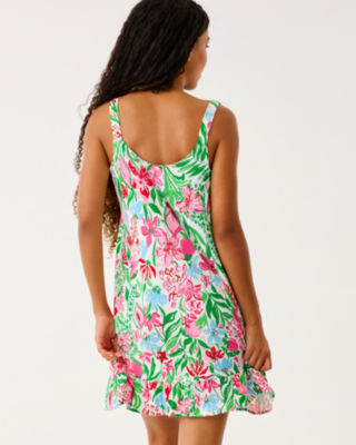 Lilly Pulitzer Caley Pajama Sleep Dress In Multi