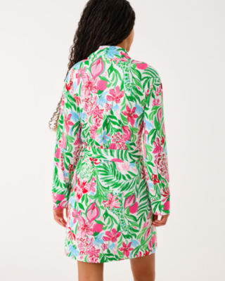 Lilly Pulitzer Janine Pajama Robe In Green