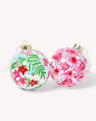 Glass Ornament Set, , large  - Lilly Pulitzer