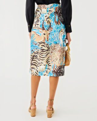 Lilly Pulitzer Dustin Midi Skirt In Multi