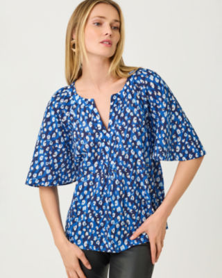 Wilmer Short Sleeve Top, , large  - Lilly Pulitzer