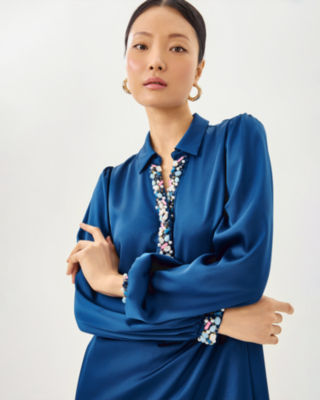 Harmonee Shirtdress, Starlight Navy, large image 3