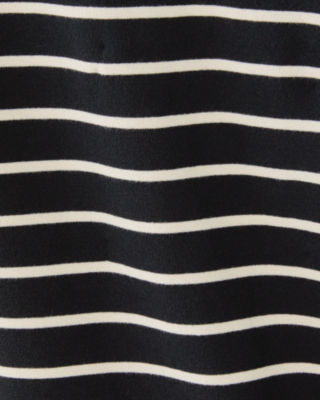 Corvaya Terry Dress, Noir Legacy Stripe, large image 5