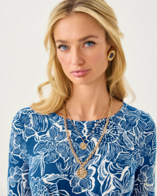 Lilly Pulitzer Swayin In The Breeze Necklace In Gold