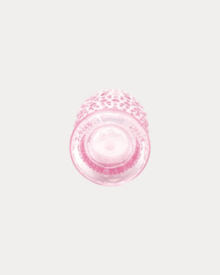 Acrylic Hobnail Glasses, Conch Shell Pink, large image 2