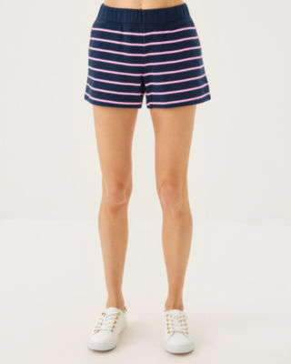 Lilly Pulitzer 4" Aubra Mid Rise Terry Short In Blue