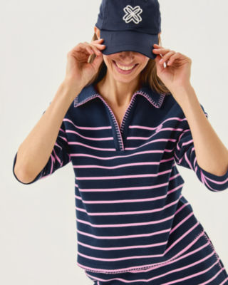 Corvaya Terry Pullover, , large  - Lilly Pulitzer