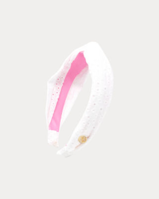 Eyelet Headband, Resort White, large