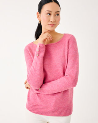 Lilly Pulitzer Lola Sequin Sweater In Pink