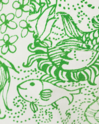 27" Harleen High Rise Crop Jean, Putting Green Fleur De Lilly, large image 4