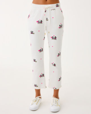 27" Playa Crop Terry Pant, Coconut Disney Half Drop, large image 2