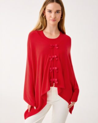 Harp Bow Wrap, Cranberry Red, large