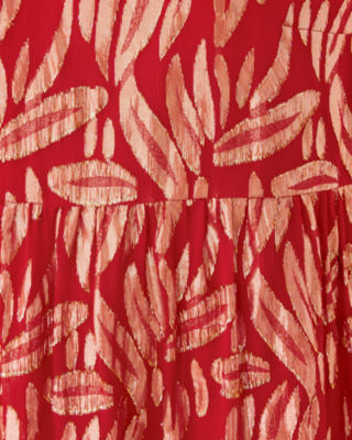 Lilly Pulitzer Cornellia Silk Dress In Red