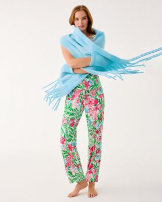 Camelia Fringe Wrap, Bellevue Blue X Hydra Blue, large image 4