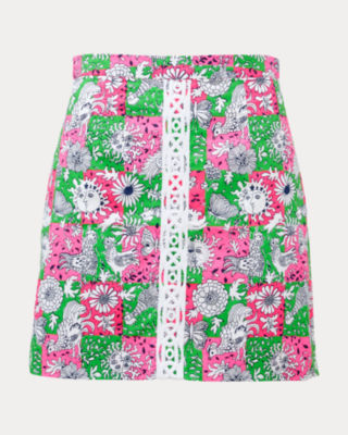 Fairbanks Mini Skort, Cherry Blossom Pink Lil Chicken Check, large image 6