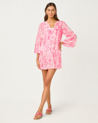 Livana Cover-Up, Cherry Blossom Pink Fleur De Lilly, large image 3