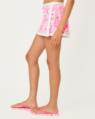 Fantana Skirted Swim Bottom, Cherry Blossom Pink Lil Fleur De Lilly, large image 3