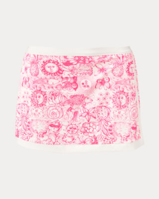 Fantana Skirted Swim Bottom, Cherry Blossom Pink Lil Fleur De Lilly, large image 6