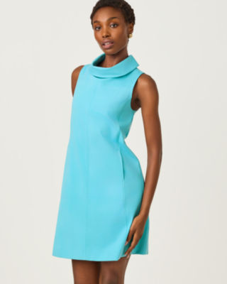 Payson Shift Dress, Capri Blue, large