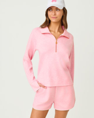 UPF 50+ 3" Galvin High Rise Short, Heathered Conch Shell Pink, large