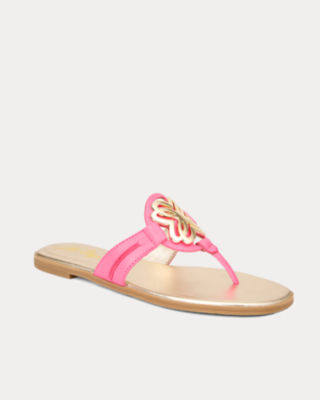 The Lilly Sandal, Cherry Blossom Pink, large