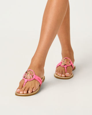 The Lilly Sandal, Cherry Blossom Pink, large image 1