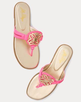 The Lilly Sandal, Cherry Blossom Pink, large image 3