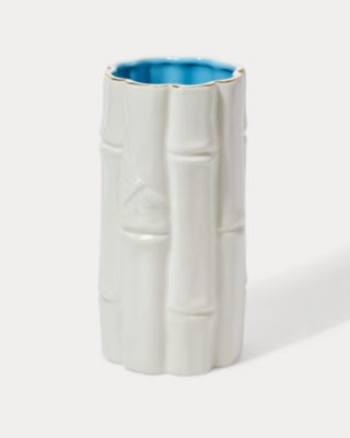 Large Bamboo Vase, Coconut, large image 1