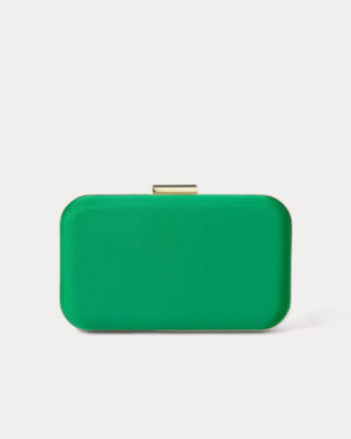 Jessy Bow Hard Clutch, Bamboo Green, large image 2
