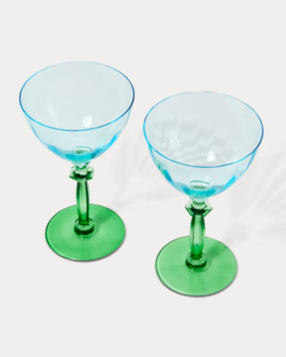 Lilly Pulitzer Wine Glass Set In Multi