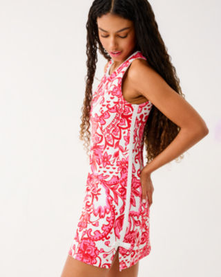 UPF 50+ Luxletic Mela Active Dress, Coconut Spicy Socialite, large image 3