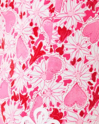 Cleodora Stretch Shift Dress, Coconut Dear Heart, large image 6