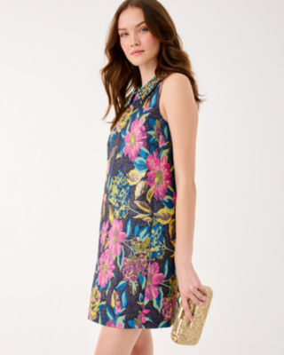 Lilly Pulitzer Kelliana Beaded Shift Dress In Multi