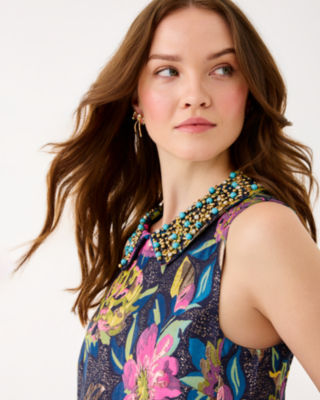 Lilly Pulitzer Kelliana Beaded Shift Dress In Multi