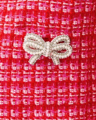 Lilly Pulitzer Kimia Boucle Jacket In Red