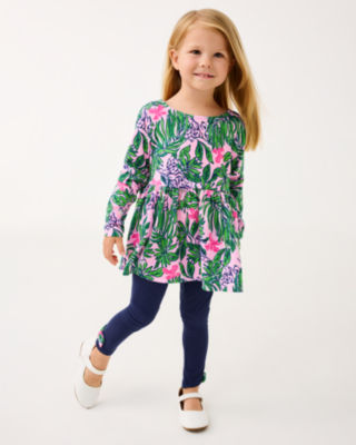 Lilly Pulitzer Girls Adella Tunic & Legging Set In Multi