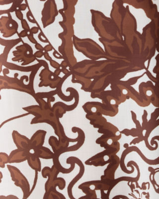 Brittina Caftan Tunic, Beachcomber Brown Spicy Socialite Engineered Tunic Sm, large image 5