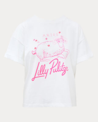 Stella Zodiac Knit Top, Multi Aries Graphic, large image 6 - Lilly Pulitzer