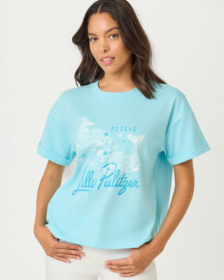 Stella Zodiac Knit Top, Multi Pisces Graphic, large image 3 - Lilly Pulitzer