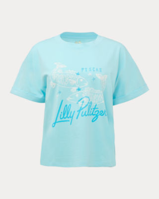 Stella Zodiac Knit Top, Multi Pisces Graphic, large image 6 - Lilly Pulitzer