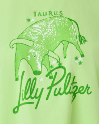 Stella Zodiac Knit Top, Multi Taurus Graphic, large image 5 - Lilly Pulitzer