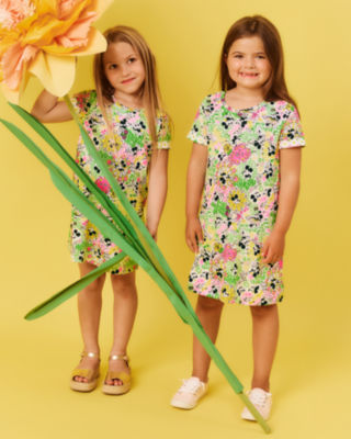 Girls Mini Cody Dress, Multi Throwback Disney, large